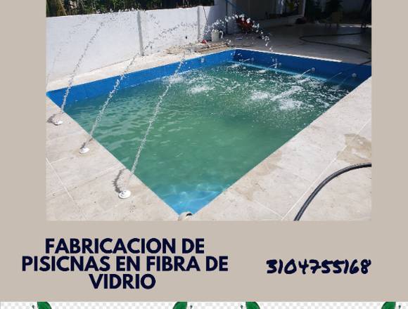 Somos fabricantes de piscinas en fibra de vidrio. 