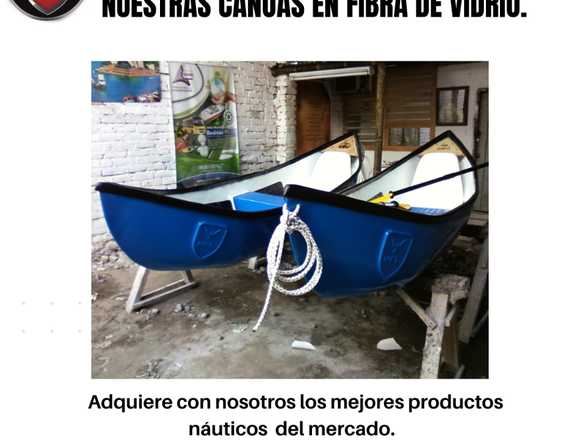 Canoas en fibra de vidrio. Calidad y exclusividad.