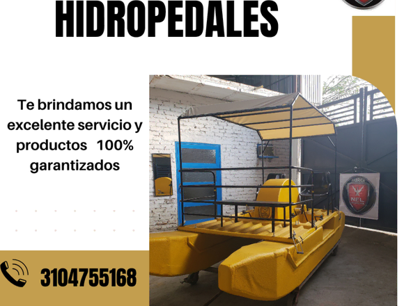 Hidropedales totalmente garantizados. 