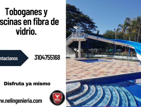 Te ofrecemos los mejores toboganes y piscinas