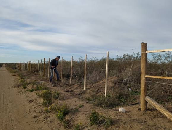 Lote en esquina cerrado