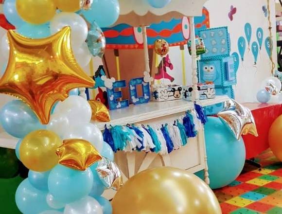 DECORACION CON GLOBOS 