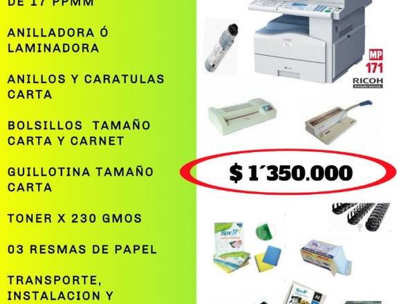 COMBOS A TU MEDIDA CON IMPRESORAS RICOH