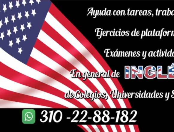 Ayuda con tareas y Plataformas de Inglés 