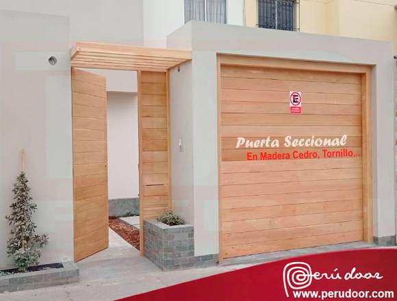 Puertas de garaje levadiza seccional peru