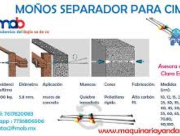 MOÑOS SEPARADORES PARA CIMBRA