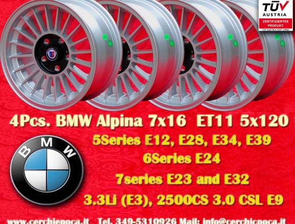 1 Satz. Felgen 4 Stk. 7x16 ET11 BMW Serie 5 6 7/er