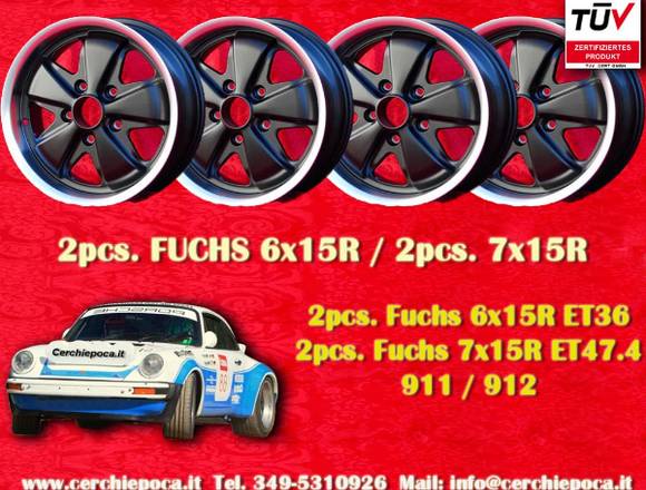 4 Stk Porsche 911 911R Turbo Felgen 6x15+7x15 RSR 