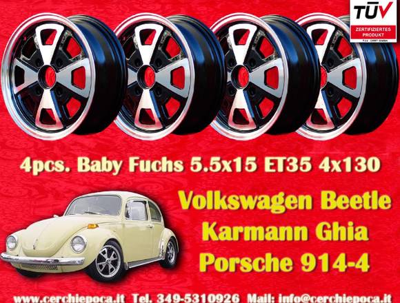 Felgen Volkswagen Beetle Karmann Ghia 5.5x15 4x130