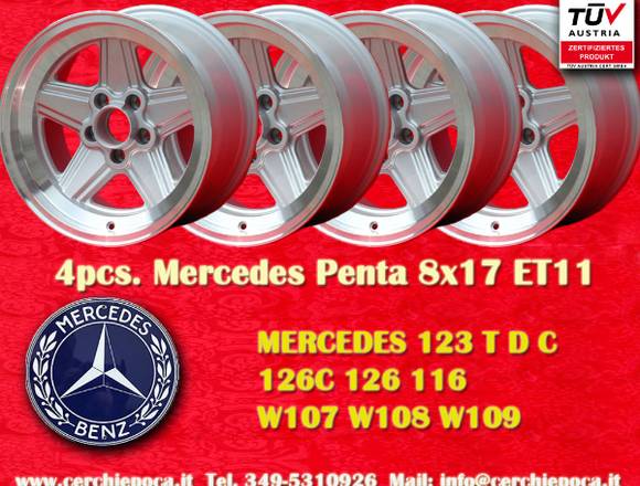 Felgensatz Mercedes Benz Penta style 8x17 ET11 5x1