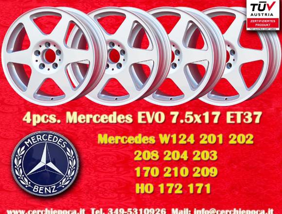 Felgen Mercedes EVO style 7.5x17 ET37 5x112