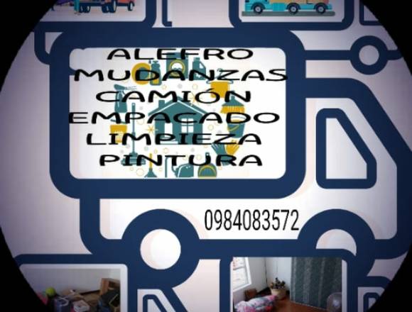 Mudanzas ,servicios ,empacado,cargadoresAlefro