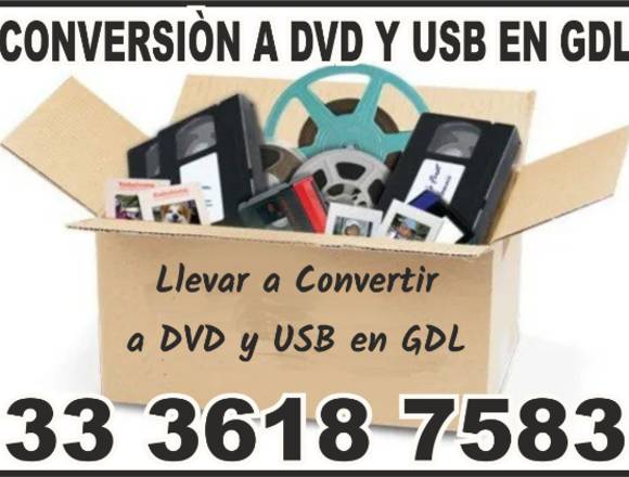 VIDEO Casetes a USB en GDL $70