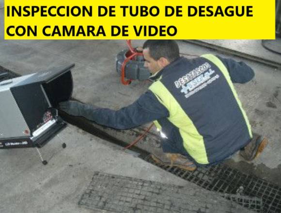 INSPECCIÓN TUBERÍA DESAGÜE CÁMARA DE VIDEO EN LIMA