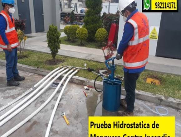 Prueba Hidrostatica MANGUERA Contra INCENDIO Lima