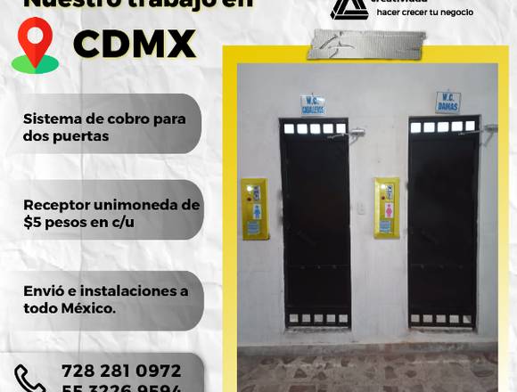 SISTEMA DE COBRO PARA BAÑOS EN CDMX