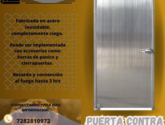 PUERTA CONTRA EXPLOSIÓN