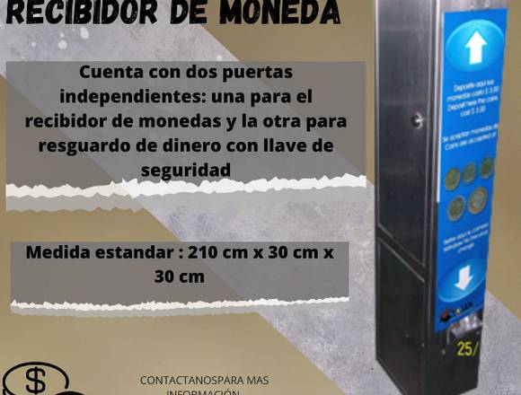 GABINETE PARA RECIBIDOR DE MONEDA