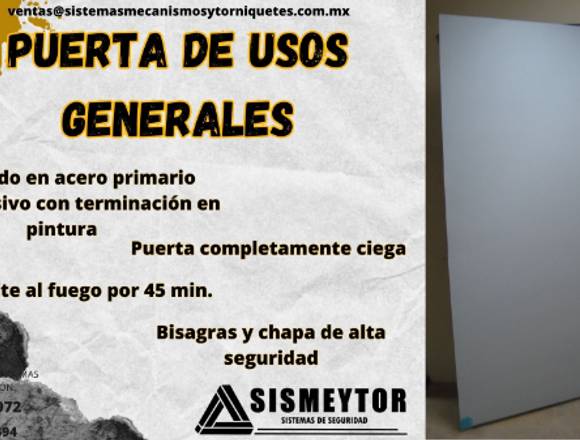 PUERTA DE USOS GENERALES