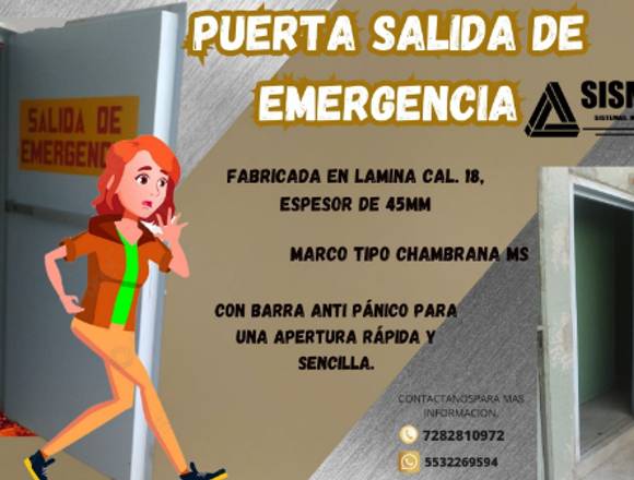 PUERTA SALIDA DE EMERGENCIA 