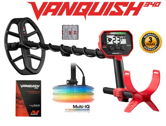 VANQUISH 340 MINELAB - DETECTOR DE METALES