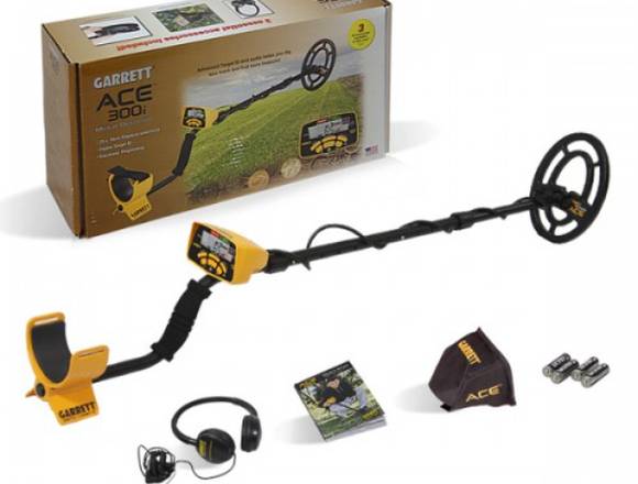 ACE 300I GARRETT DETECTOR DE HOBBY ORO PLATA PLAYA