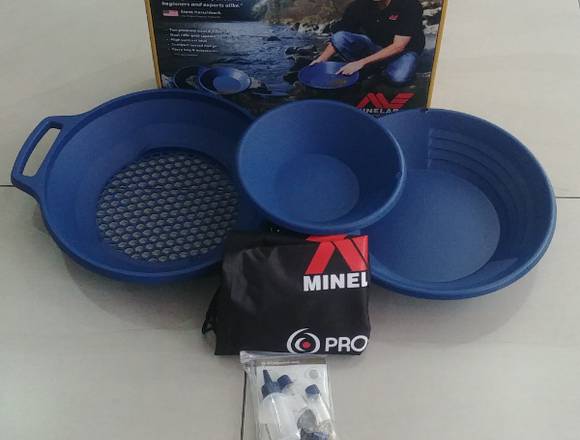 KIT BANDEJAS MINELAB PRO GOLD PARA LAVAR ORO