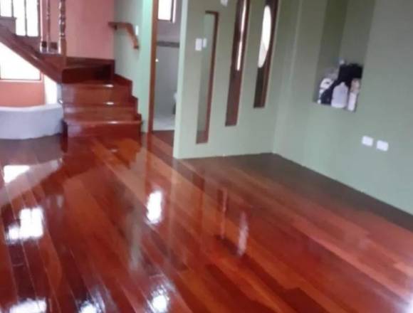 Se realiza trabajos en Parquet