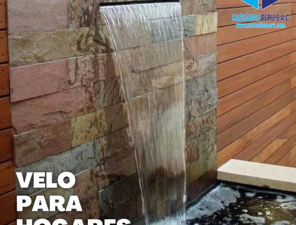 Velo de agua para piscina, estanque, muro llorón