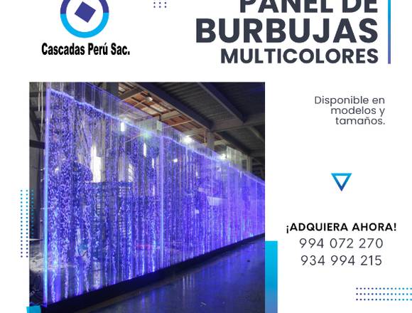 PANEL DE BURBUJAS MULTICOLORES