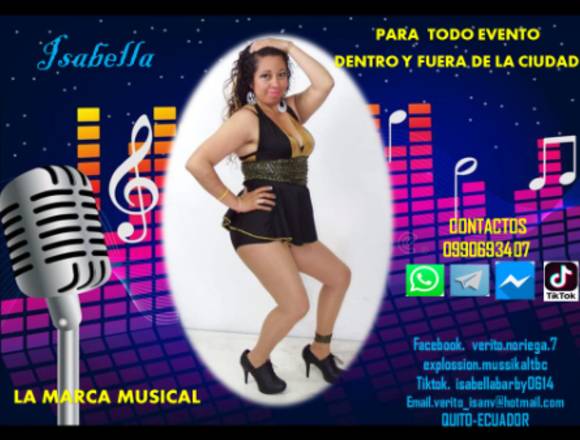 CANTANTE FEMENINA PARA TUS EVENTOS SOCIALES