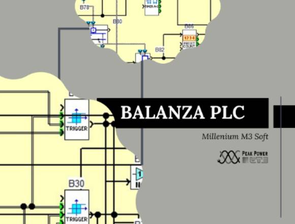Programa BALANZA Grafcet para PLC M3 Soft Z002