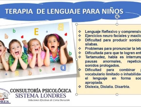 TERAPIA DE LENGUAJE PARA NIÑOS