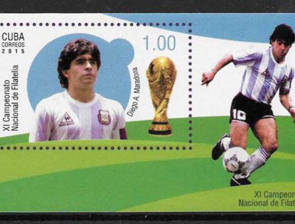 TIMBRE POSTAL DIEGO ARMANDO MARADONA