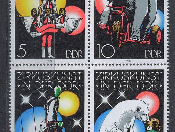 TIMBRES POSTALES EL CIRCO