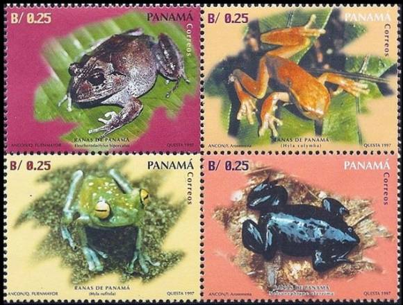 TIMBRES POSTALES RANAS