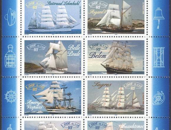 TIMBRES POSTALES BARCOS ANTIGUOS