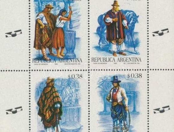 TIMBRES POSTALES GAUCHOS