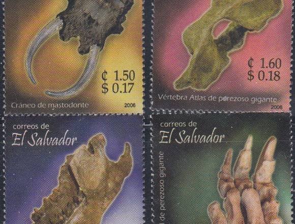 TIMBRES POSTALES FOSILES