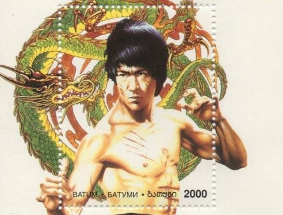 TIMBRE POSTAL BRUCE LEE