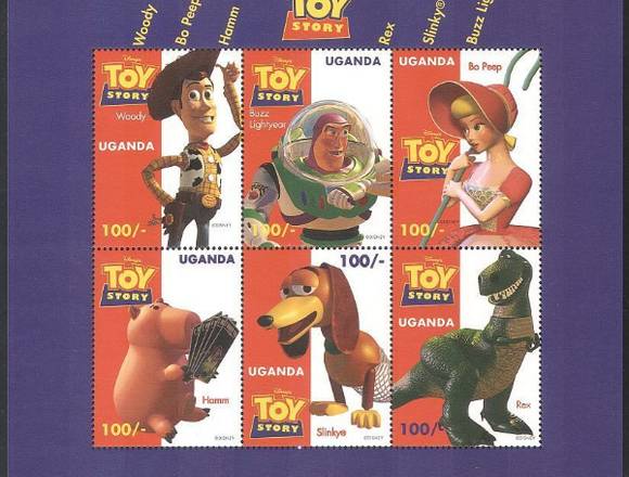 TIMBRES POSTALES TOY STORY