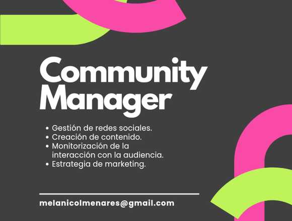 Comunity Manager, marketing digital.