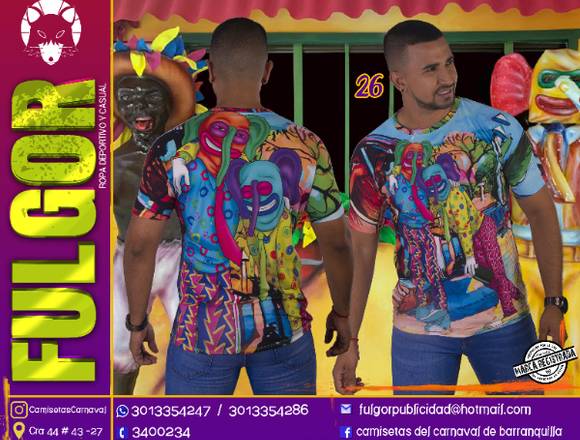 camisetas de carnaval