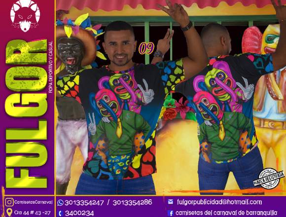 camisetas de carnaval