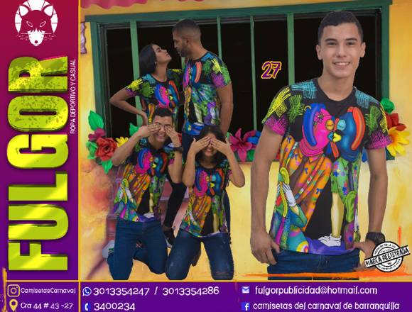 camisetas de carnaval