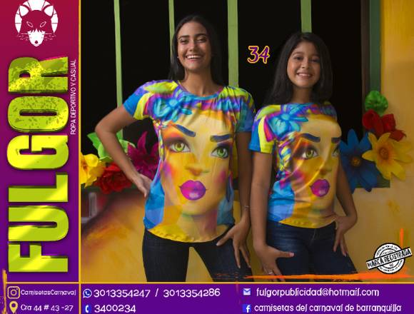 camisetas de carnaval