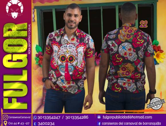 camisas de carnaval 