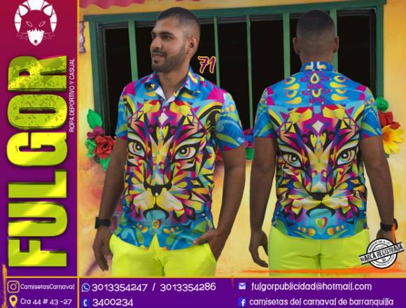 camisas de carnaval 