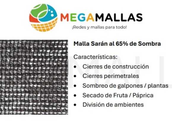 MALLA SARAN POLISOMBRA, JARDINERIA-AGRICULTURA