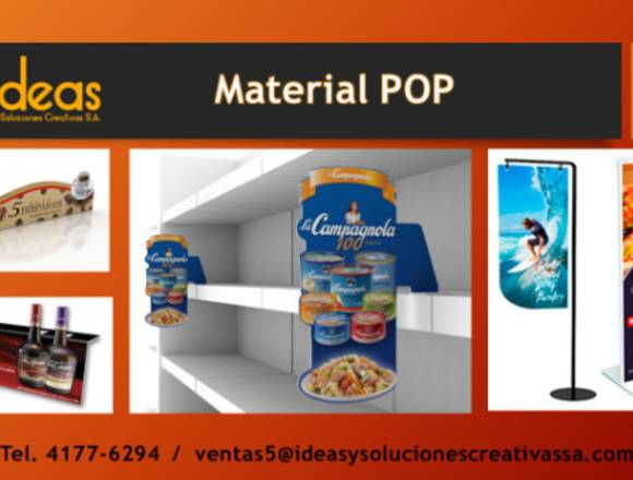 Material POP impresión en alta resolución